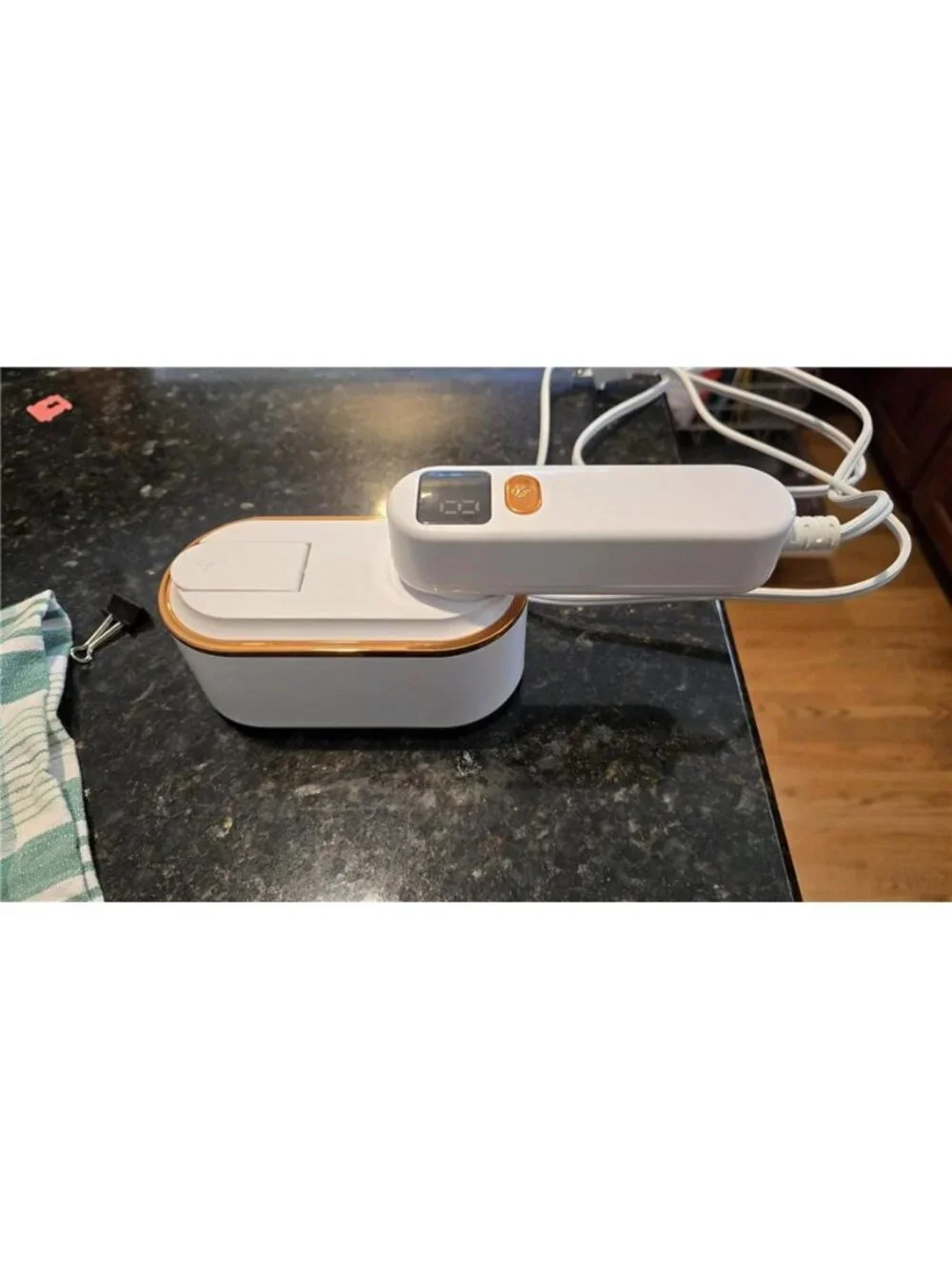 Travel Steamer for Clothes, 2-in-1 Handheld Garment Steamer Iron, 180°